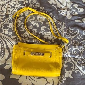 Coach yellow mini cross body 💛